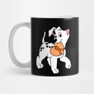 Dalmatian with orange Awareness ribbon Mug